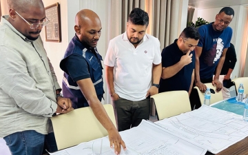 Sociedade de Desenvolvimento da Barra do Dande, S.A. (SDBD), Sociedade de Desenvolvimento da Zona Económica Especial, EP e ARISE Integrated Industrial Platforms (ARISE IIP) em visita de campo